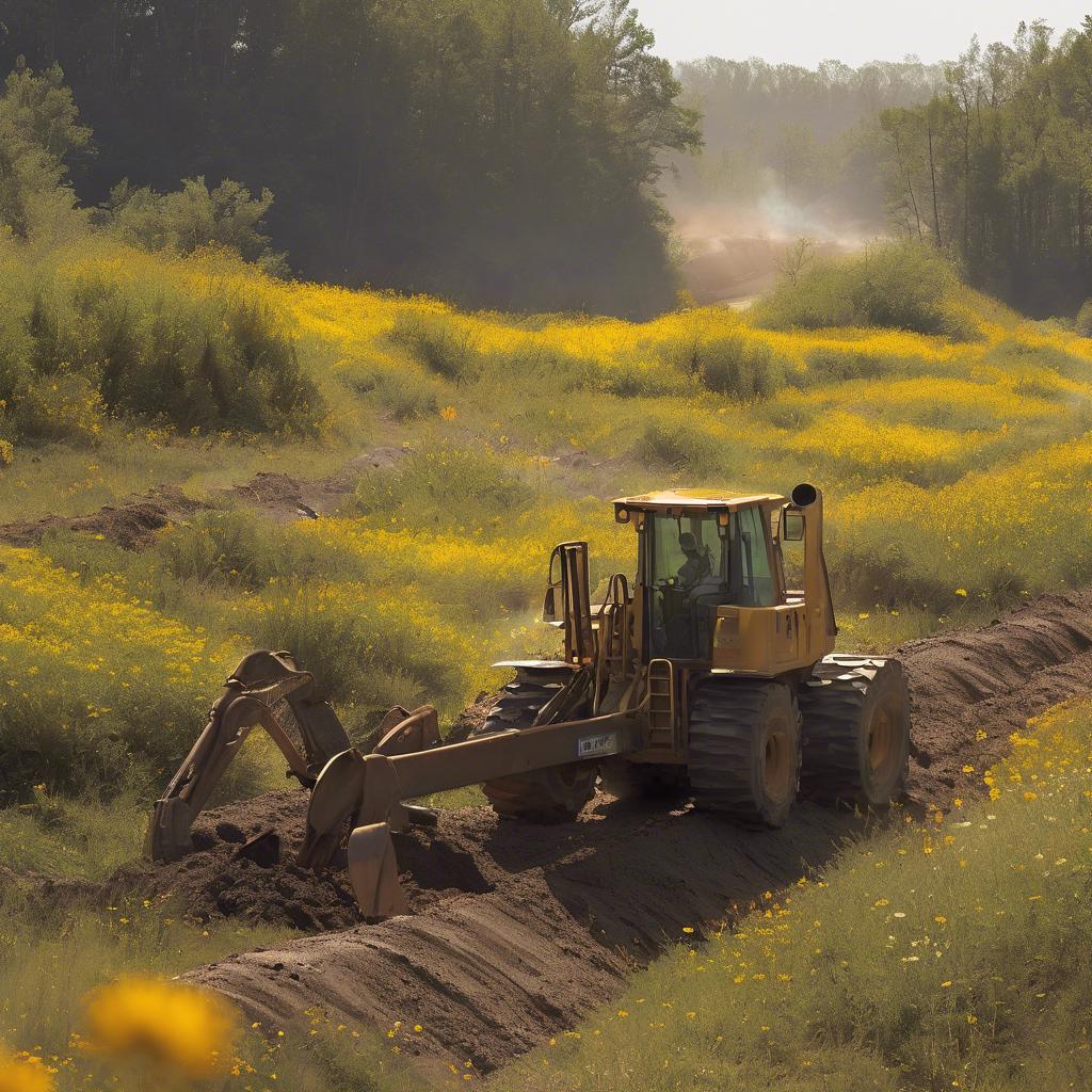 Pipeline Construction Site